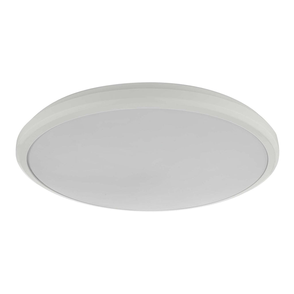 Dar EMM522 Emmett Flush White Acrylic Medium IP44 LED