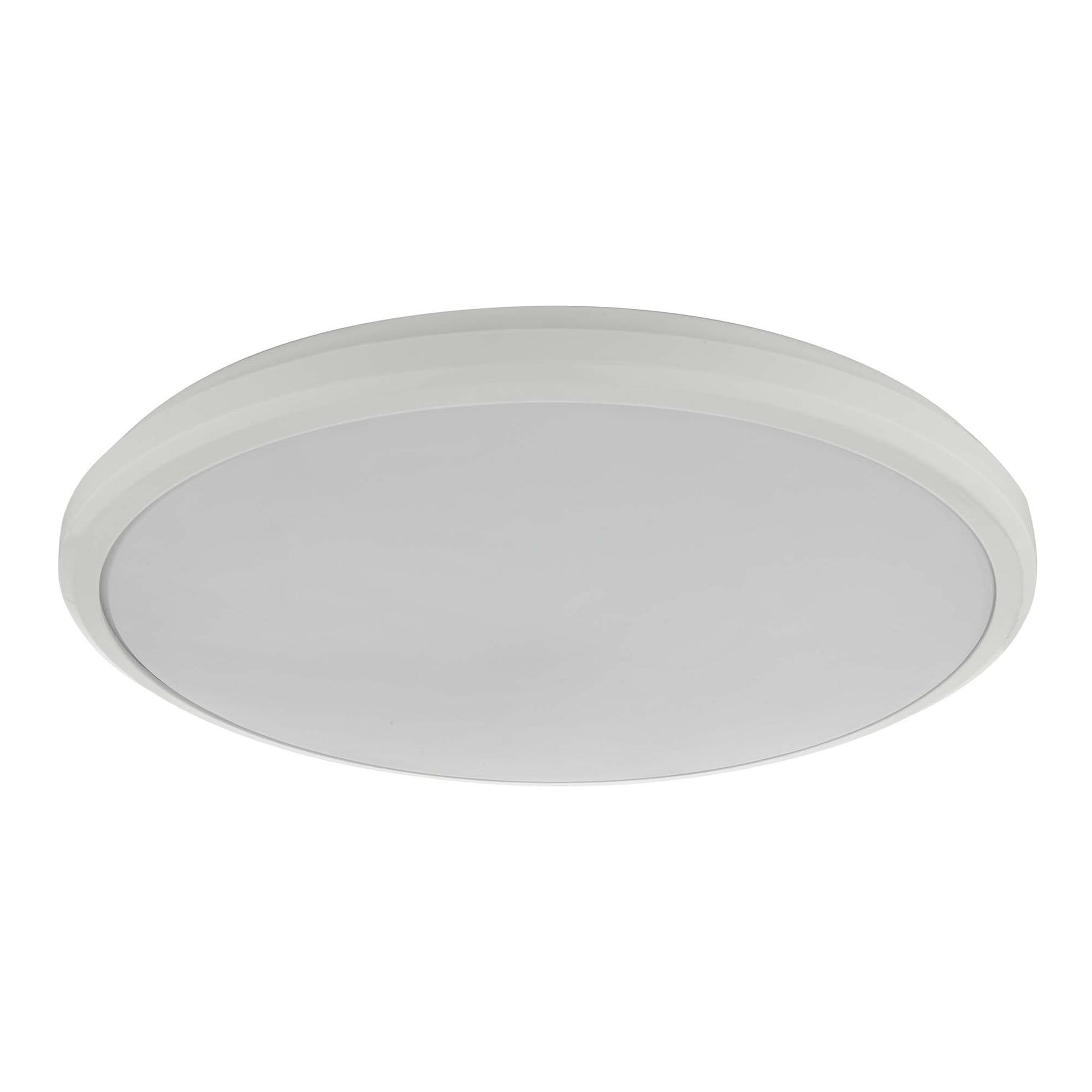 Dar EMM522 Emmett Flush White Acrylic Medium IP44 LED