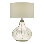 Dar ESA4210 Esarosa Table Lamp Smoked Glass With Shade