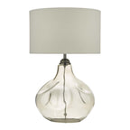 Dar ESA4210 Esarosa Table Lamp Smoked Glass With Shade