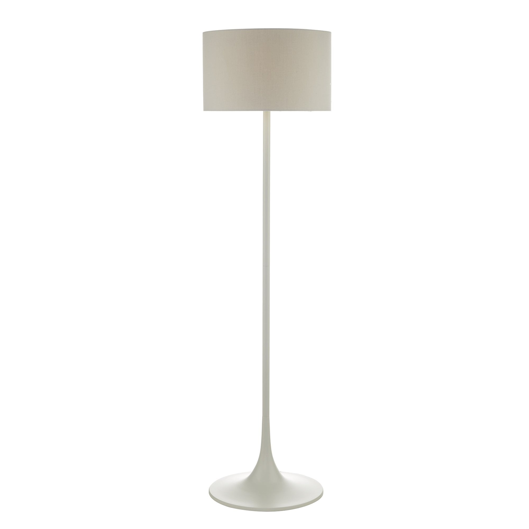 Dar FUN4939 Floor Lamp Grey With Shade
