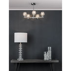 Dar IDI5450 Idina 5 Light Semi Flush Polished Chrome