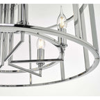Dar MYK0650 Myka 6 Light Pendant Polished Chrome (S)