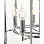 Dar MYK0650 Myka 6 Light Pendant Polished Chrome (S)