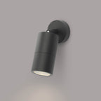 Dar ORT0722 Ortega 1 Light Wall Light Black IP65 (S)
