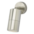 Dar ORT0768 Ortega 1 Light Wall Light Aluminium IP65