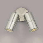 Dar ORT0968 Ortega 2 Light Wall Light Aluminium IP65 (S)