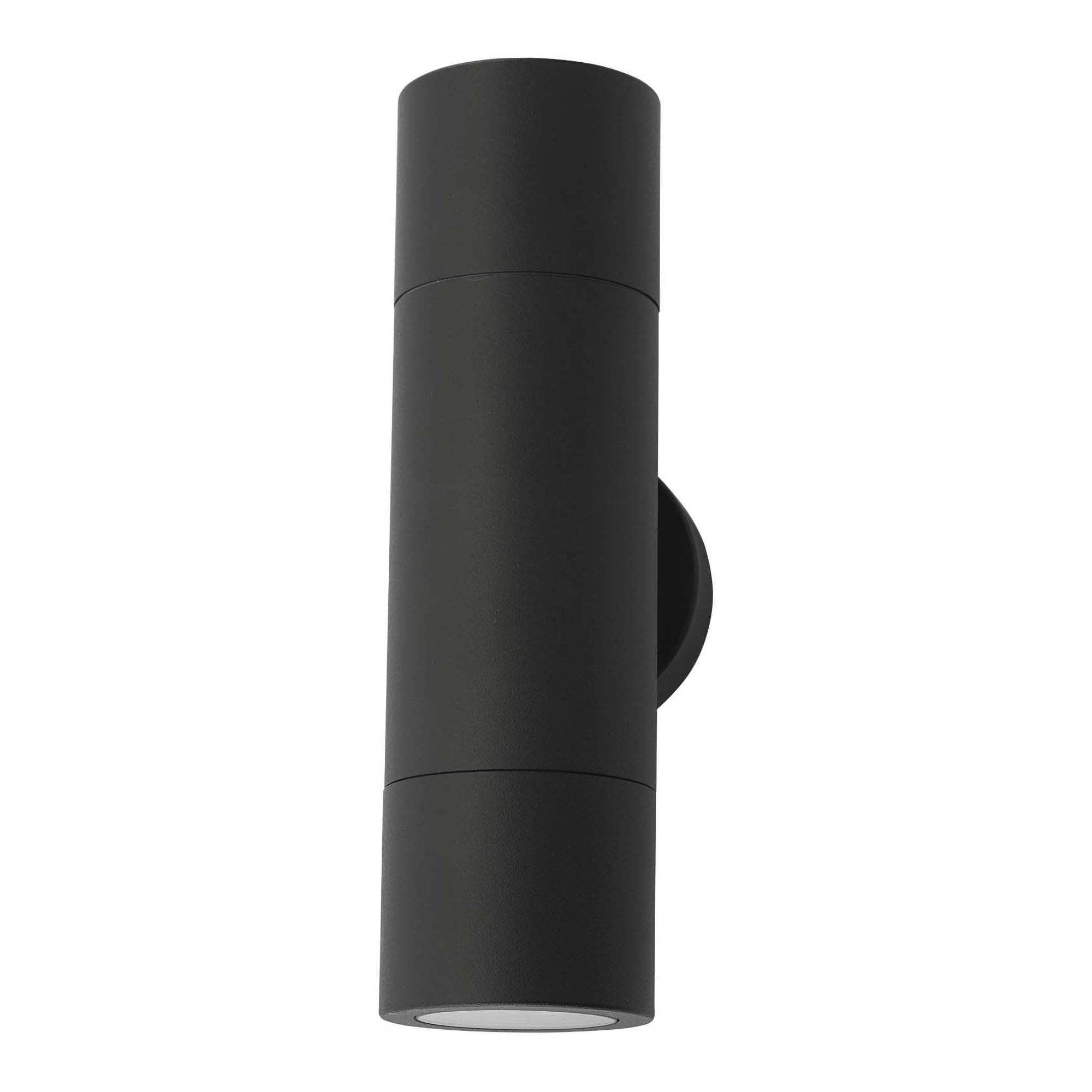 Dar ORT3222 Ortega 2 Light Wall Light Black IP65 (S)