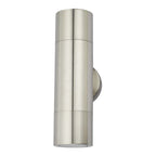 Dar ORT3268 Ortega 2 Light Wall Light Aluminium IP65