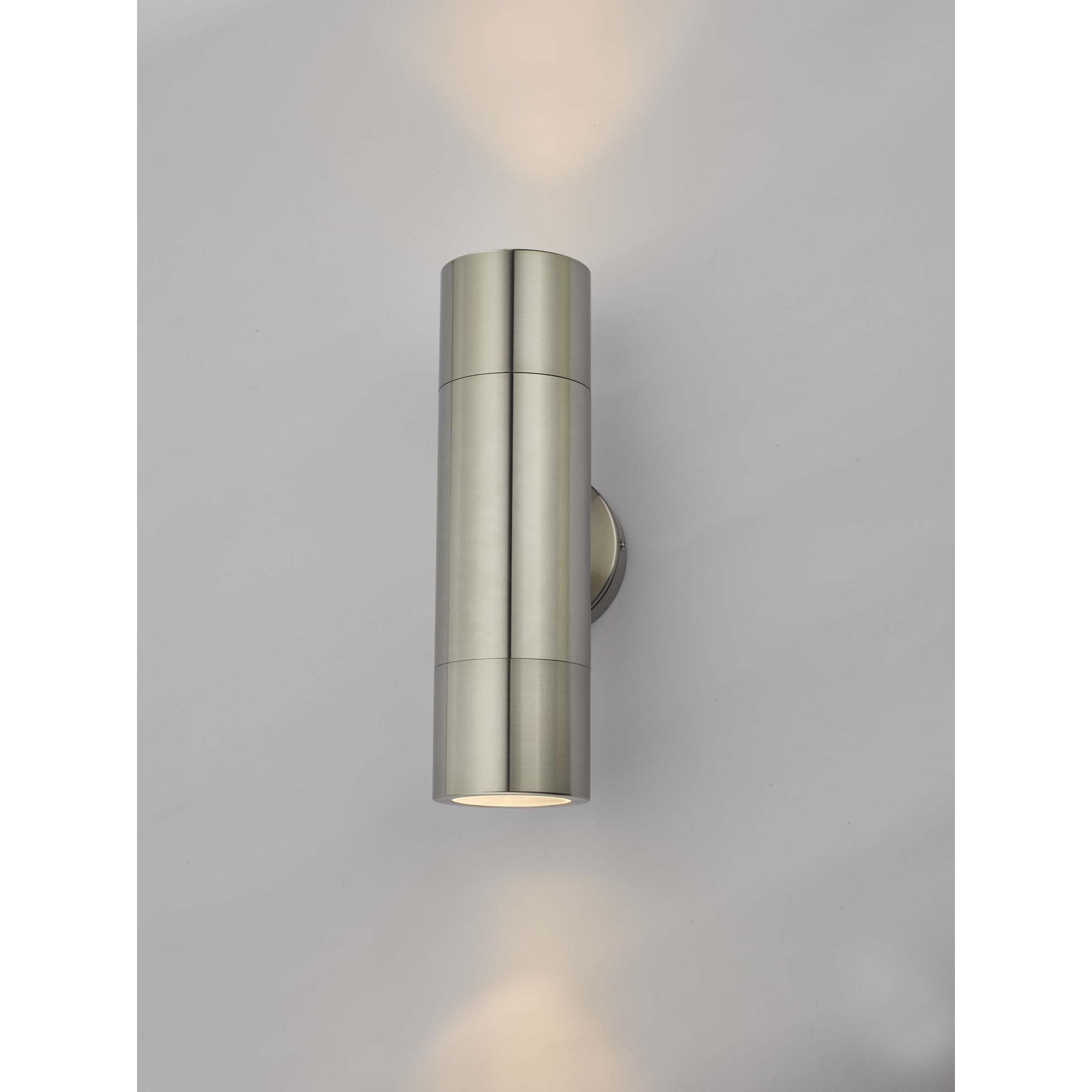 Dar ORT3268 Ortega 2 Light Wall Light Aluminium IP65