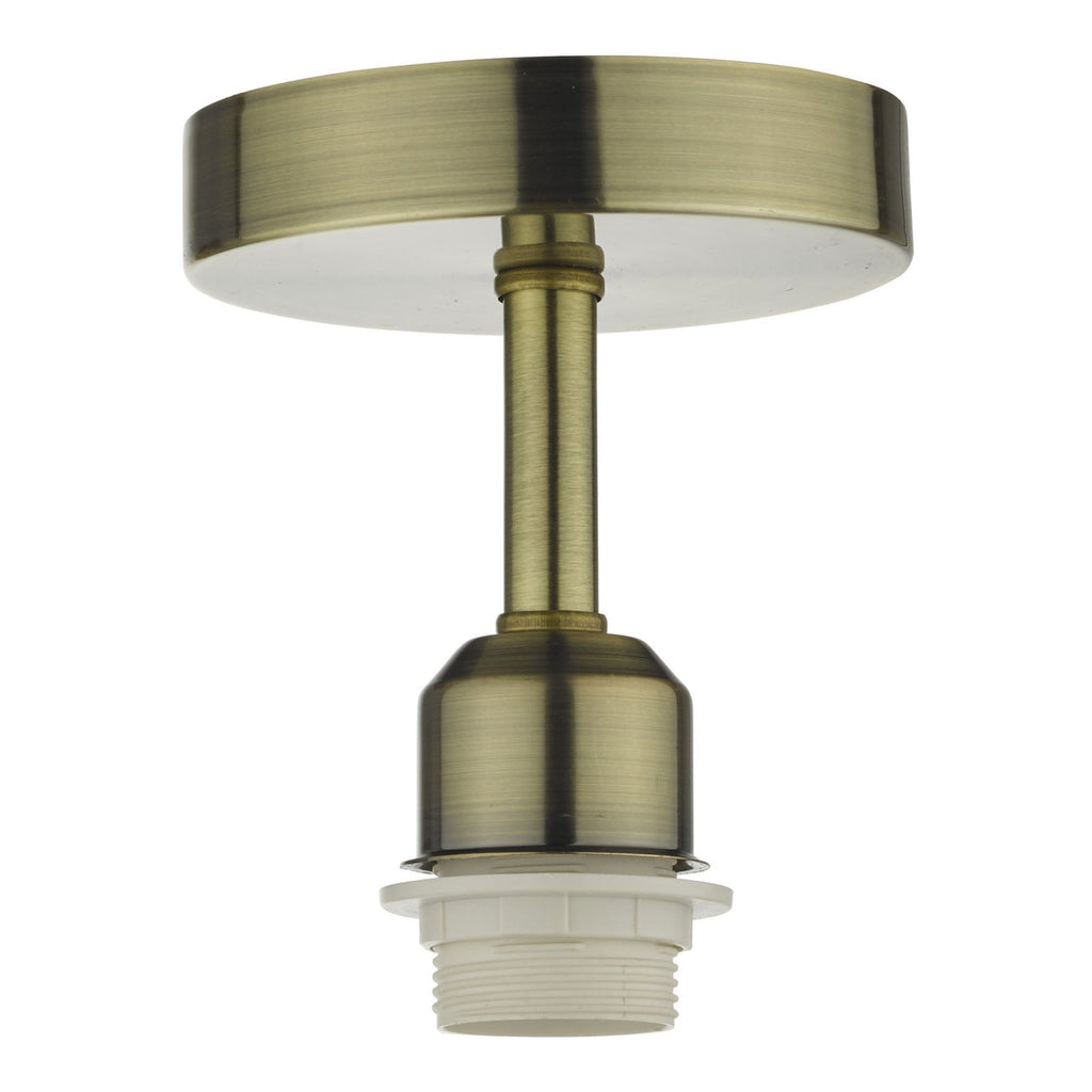 Dar SF0175 Accessory 1 Light Semi Flush Suspension Antique brass
