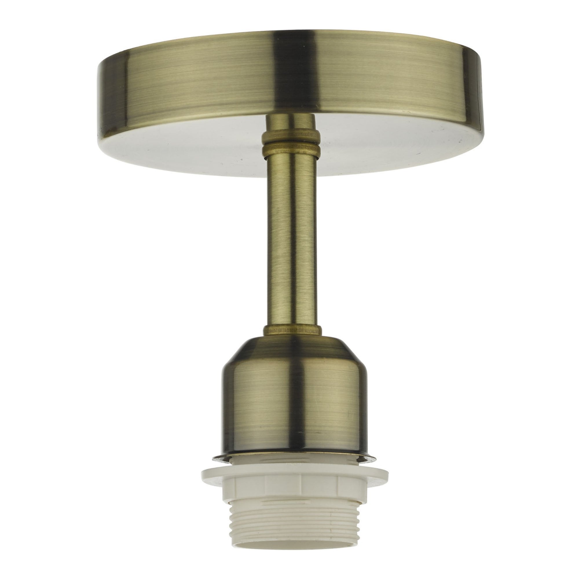 Dar SF0175 Accessory 1 Light Semi Flush Suspension Antique brass