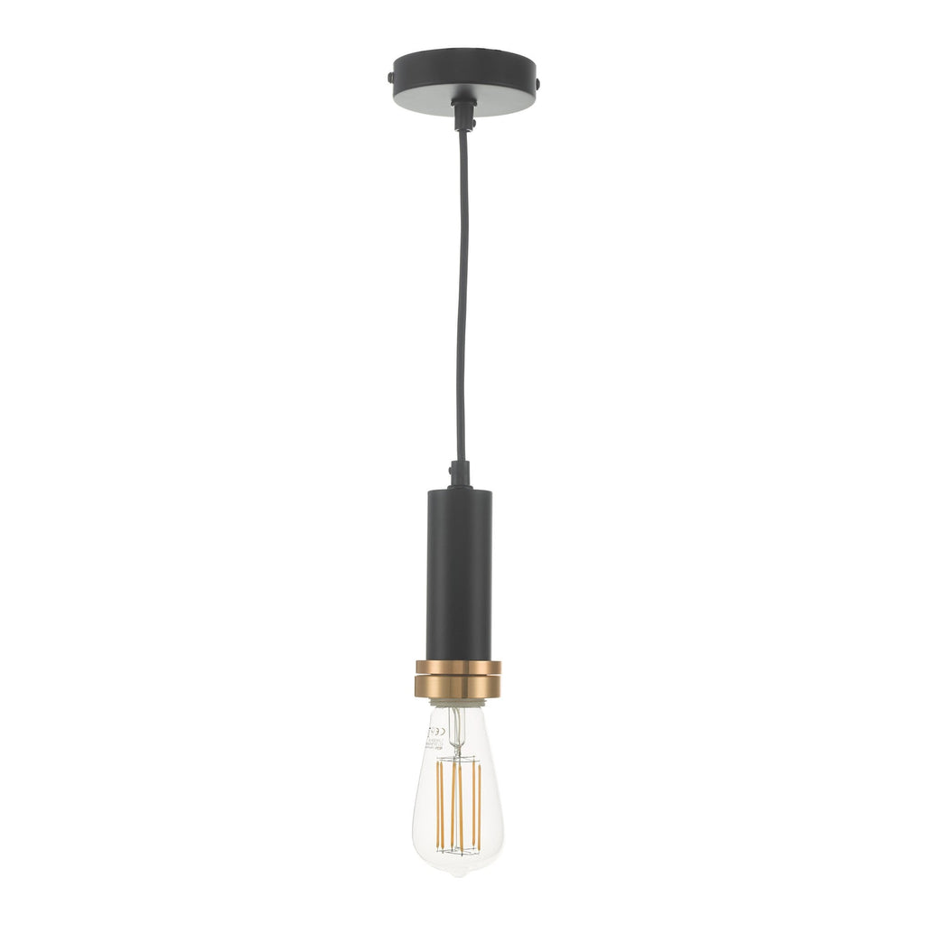 Dar SP6522 Accessory 1 Light Suspension Matt Black And Copper