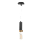 Dar SP6522 Accessory 1 Light Suspension Matt Black And Copper