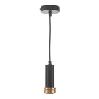 Dar SP6522 Accessory 1 Light Suspension Matt Black And Copper