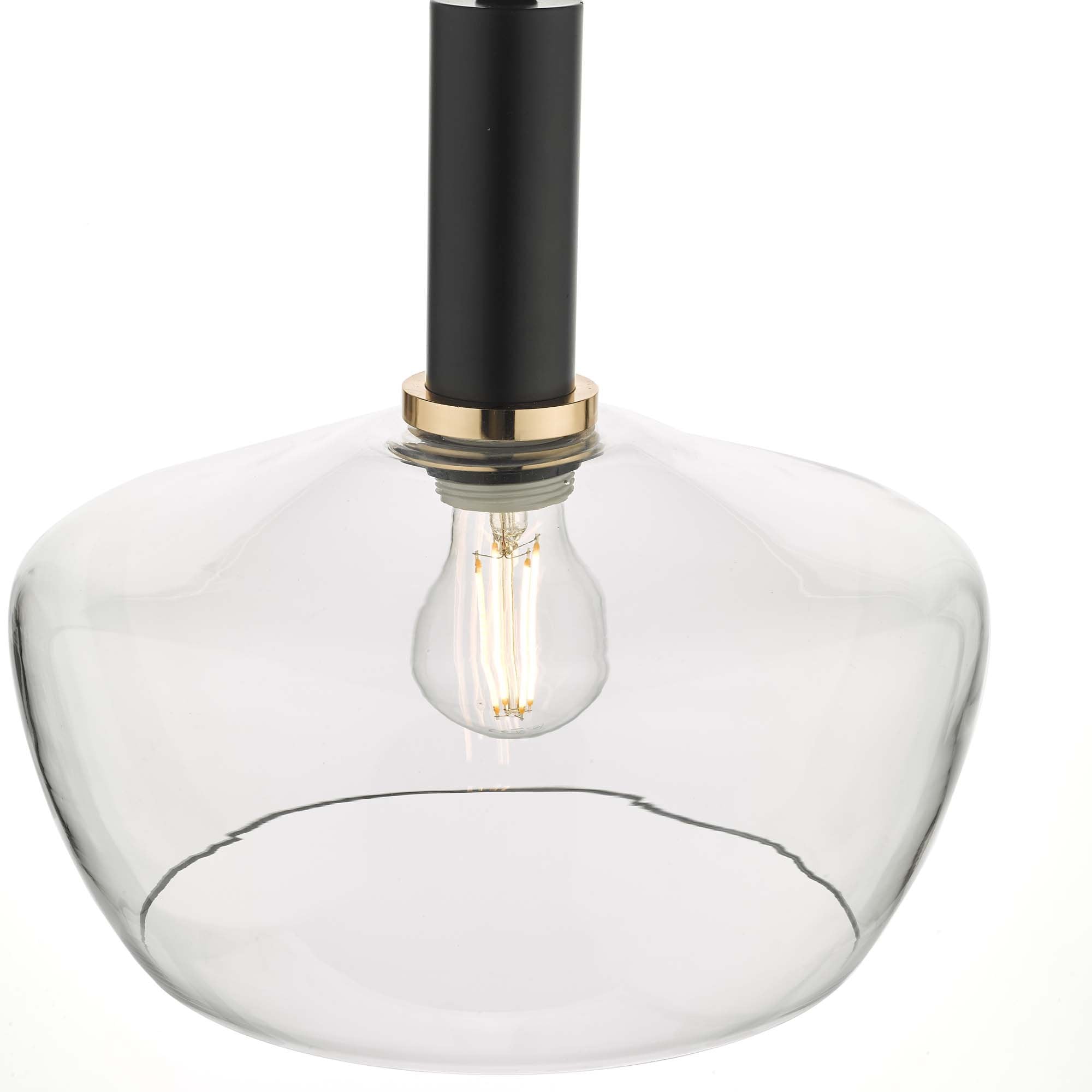 Dar SP6522 Accessory 1 Light Suspension Matt Black And Copper