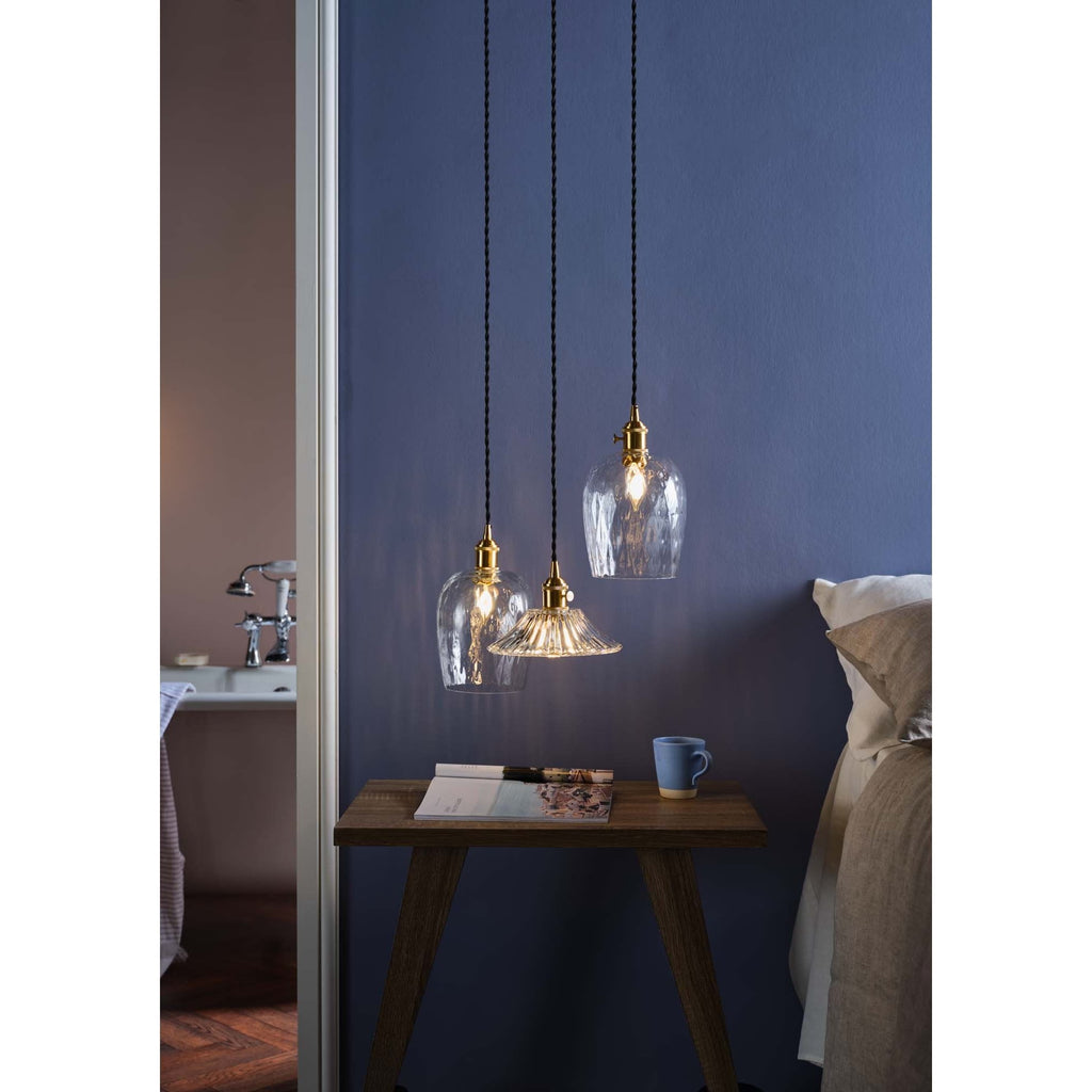 Dar SPB0140 Accessory 1 Light Suspension Brass With Black Cable