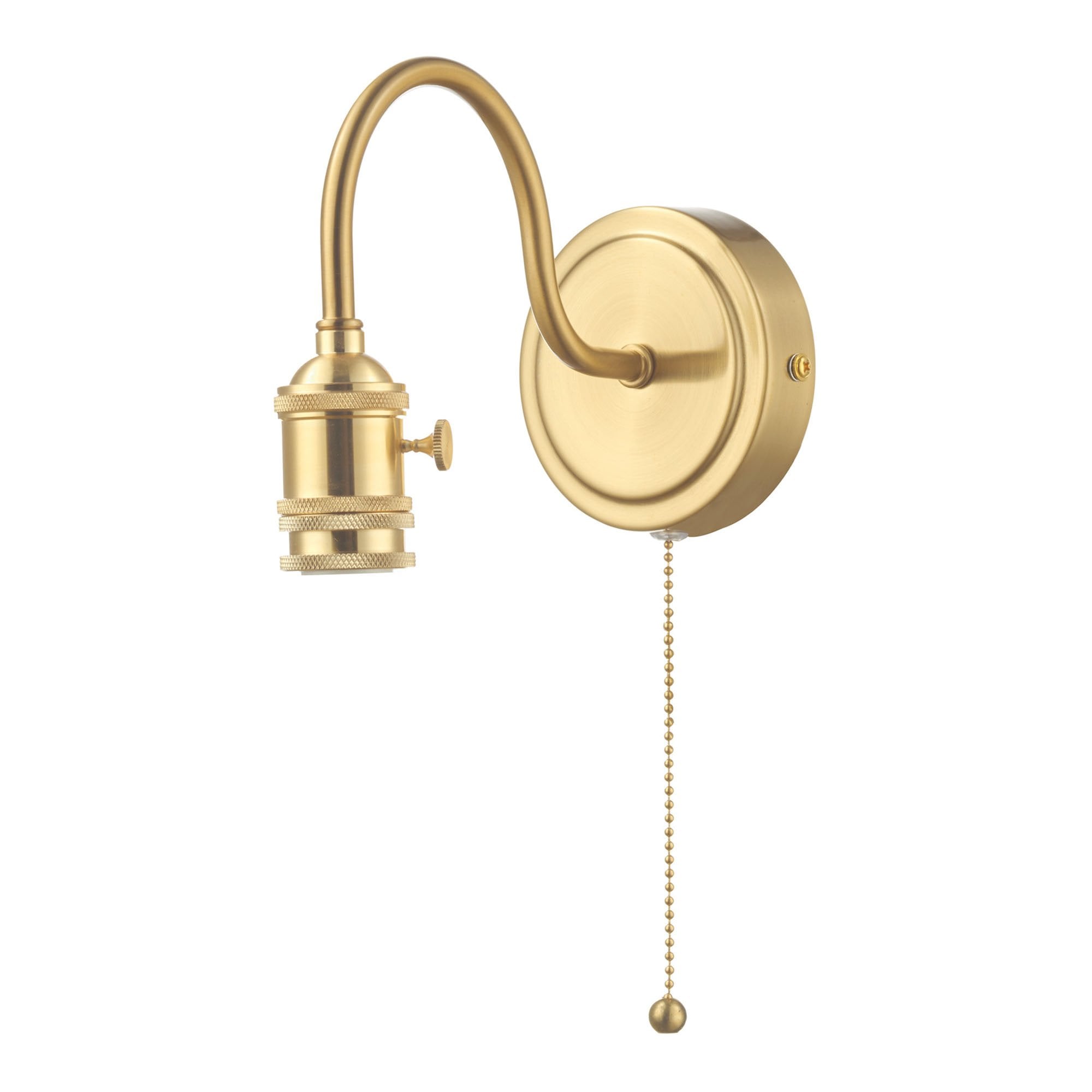 Dar SPW0740 Accessory 1 Light Wall Light Brass Bracket Only