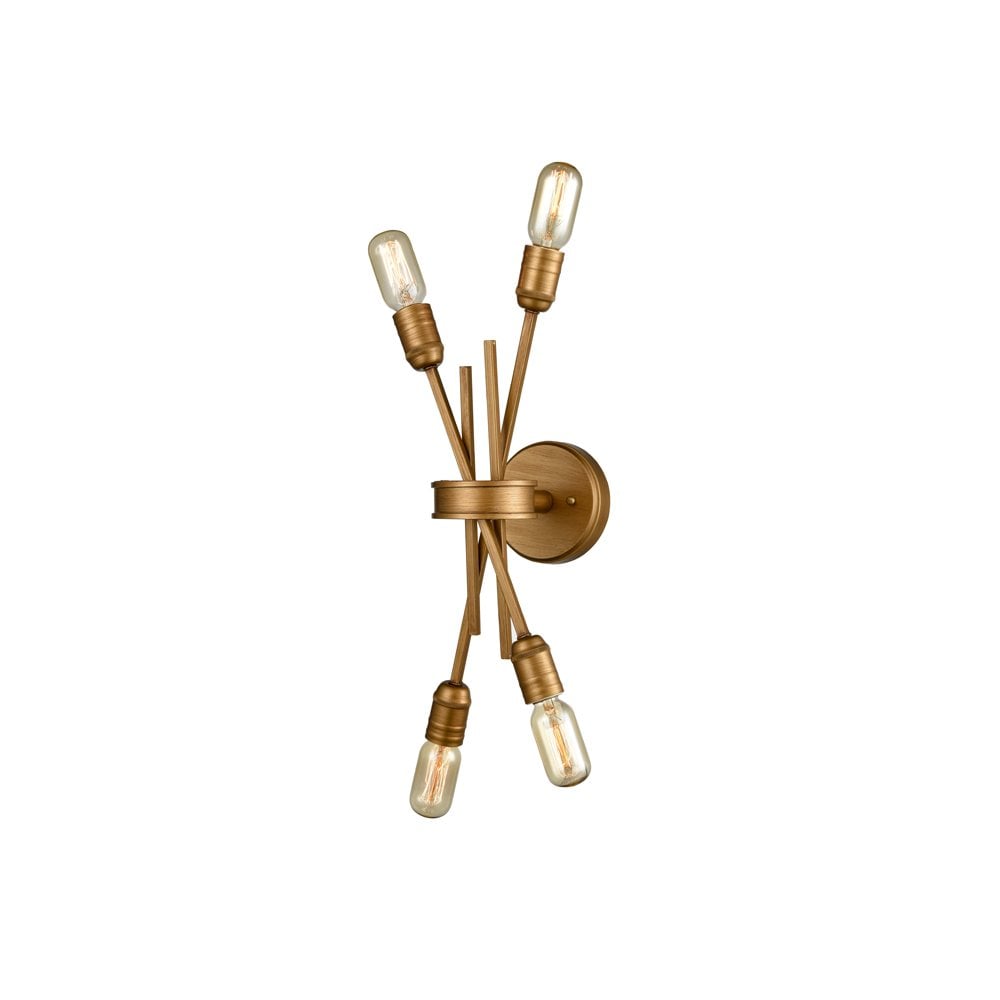 FL2399-4 4 Light Wall Bracket Gold Colour