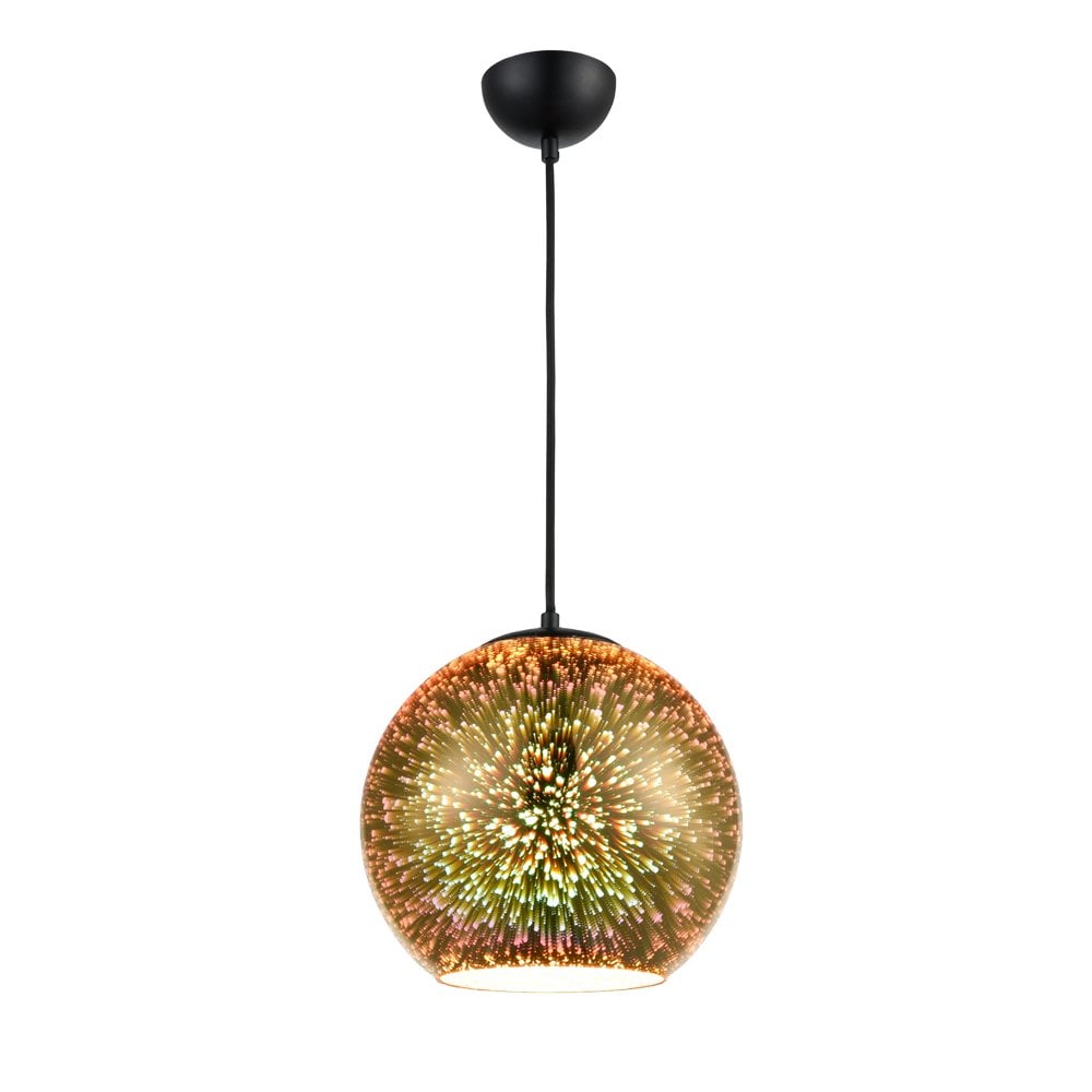 PCH169 Vision 1 Light Pendant Gold Colour (SD)