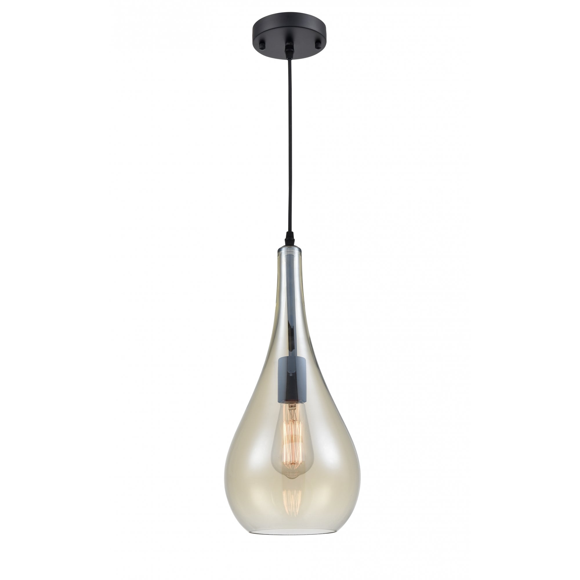 PCH188 Droplet 1 Light Pendant Amber