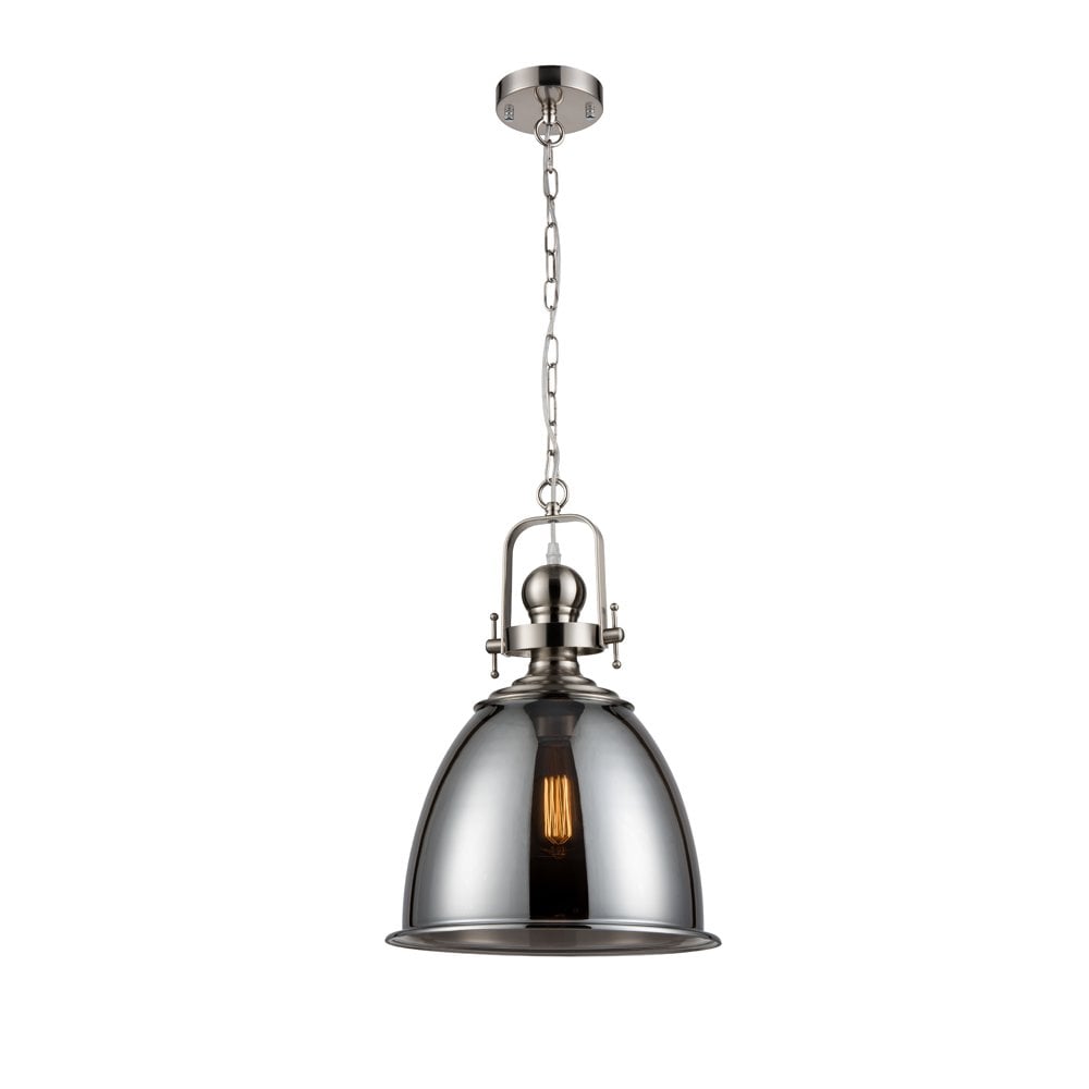 Vista 1 Light Pendant Satin Nickel