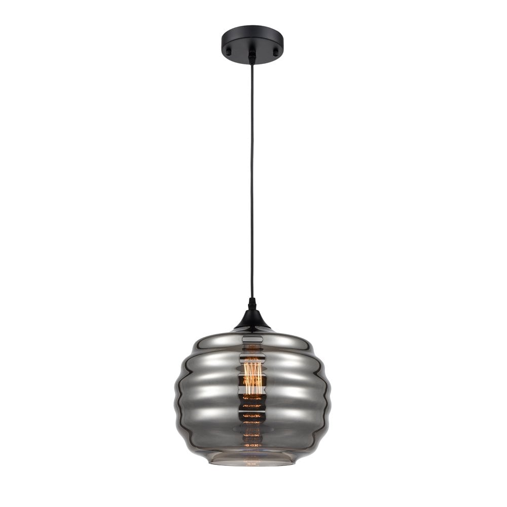 PCH202 Vista 1 Light Pendant Silver (SD)