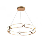 786966 Colette LED Pendant Rose Gold Opal