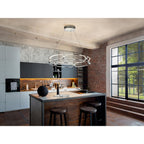 786973 Colette LED Pendant Chrome Opal