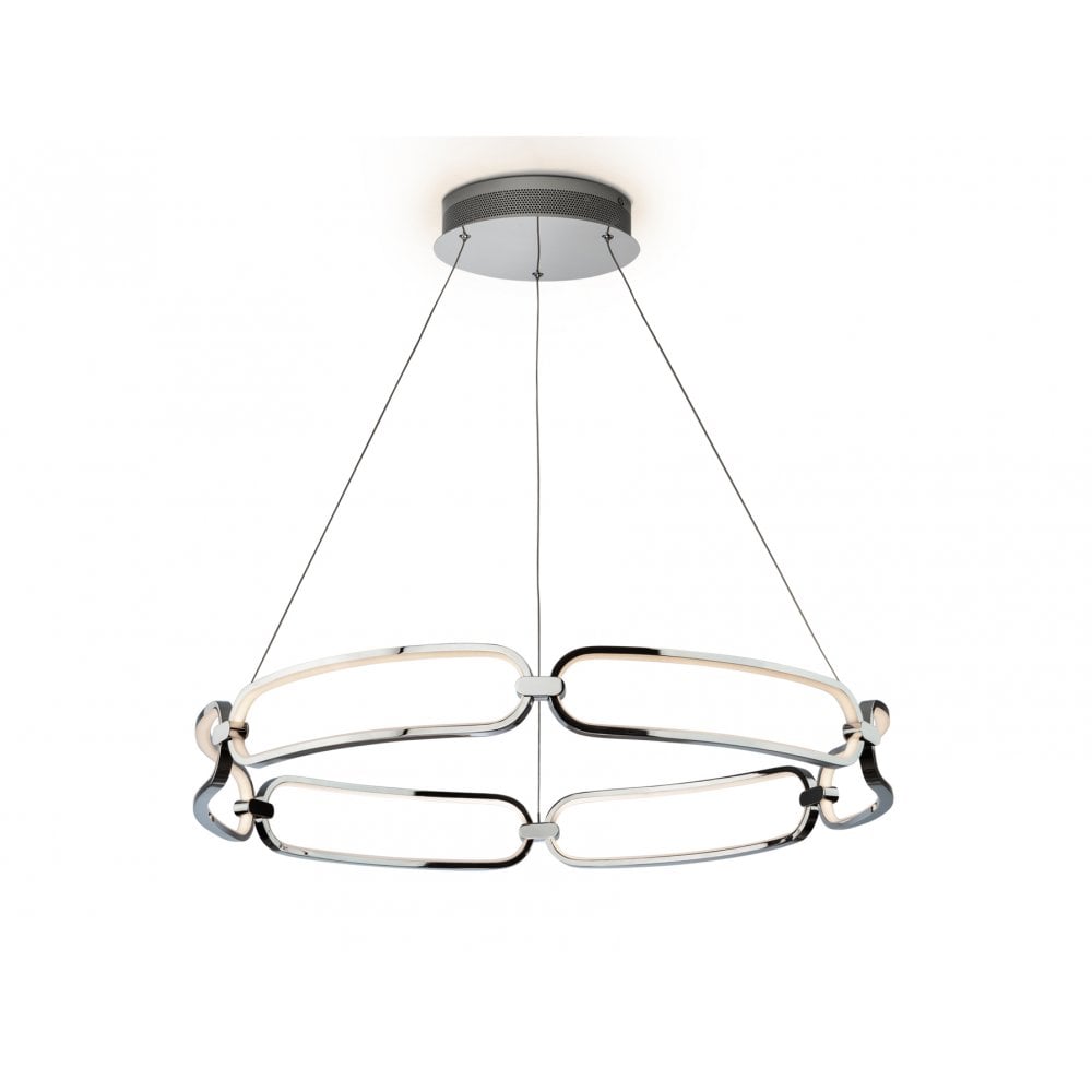 786973 Colette LED Pendant Chrome Opal