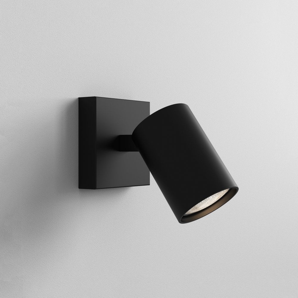 Ascoli Single Spotlight Matt Black