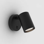 1286079 Ascoli Single Switched Reading Light Matt Black