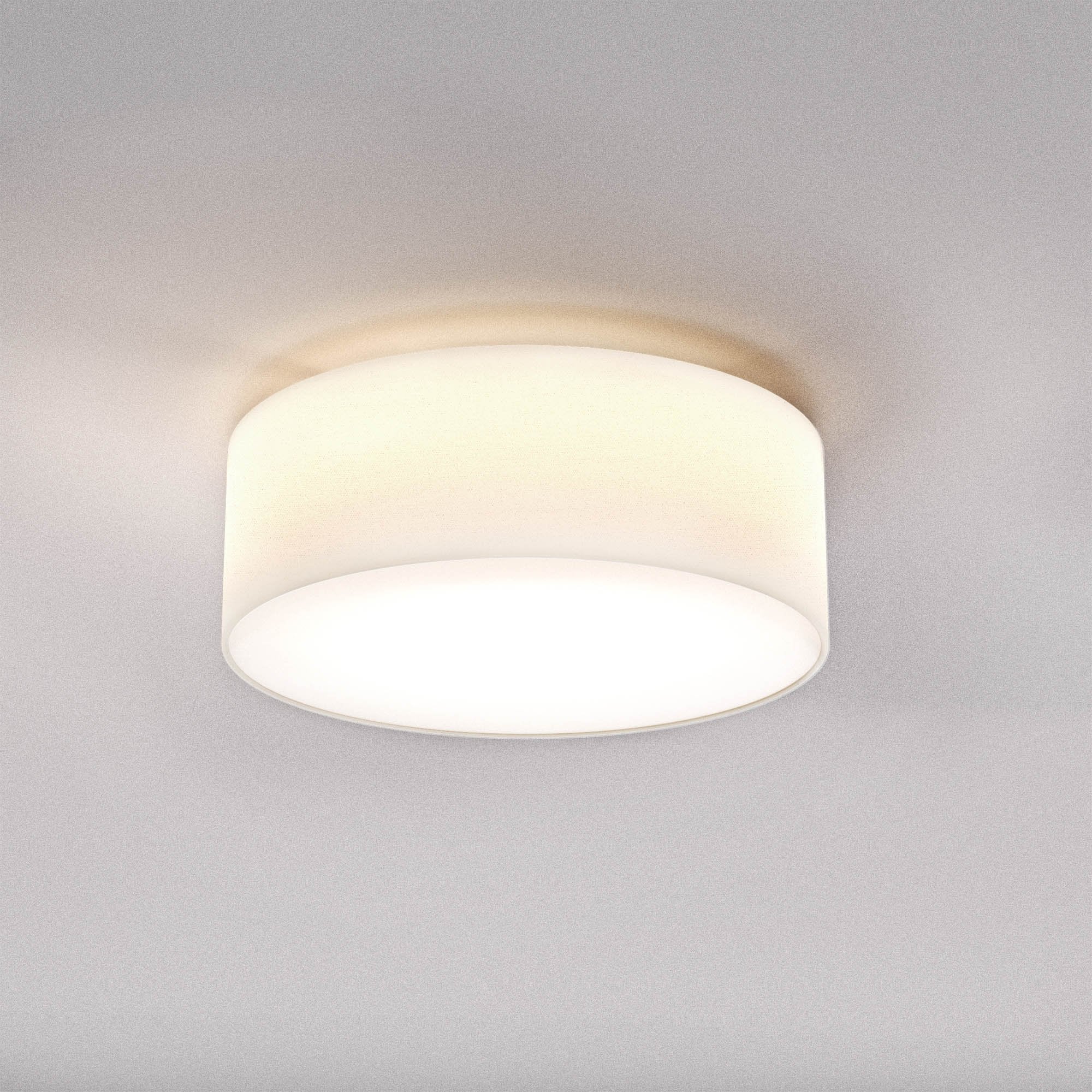 1421001 Cambria 380 Ceiling Light White Fabric