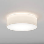 1421007 Cambria 580 3 Light Ceiling Light White Fabric