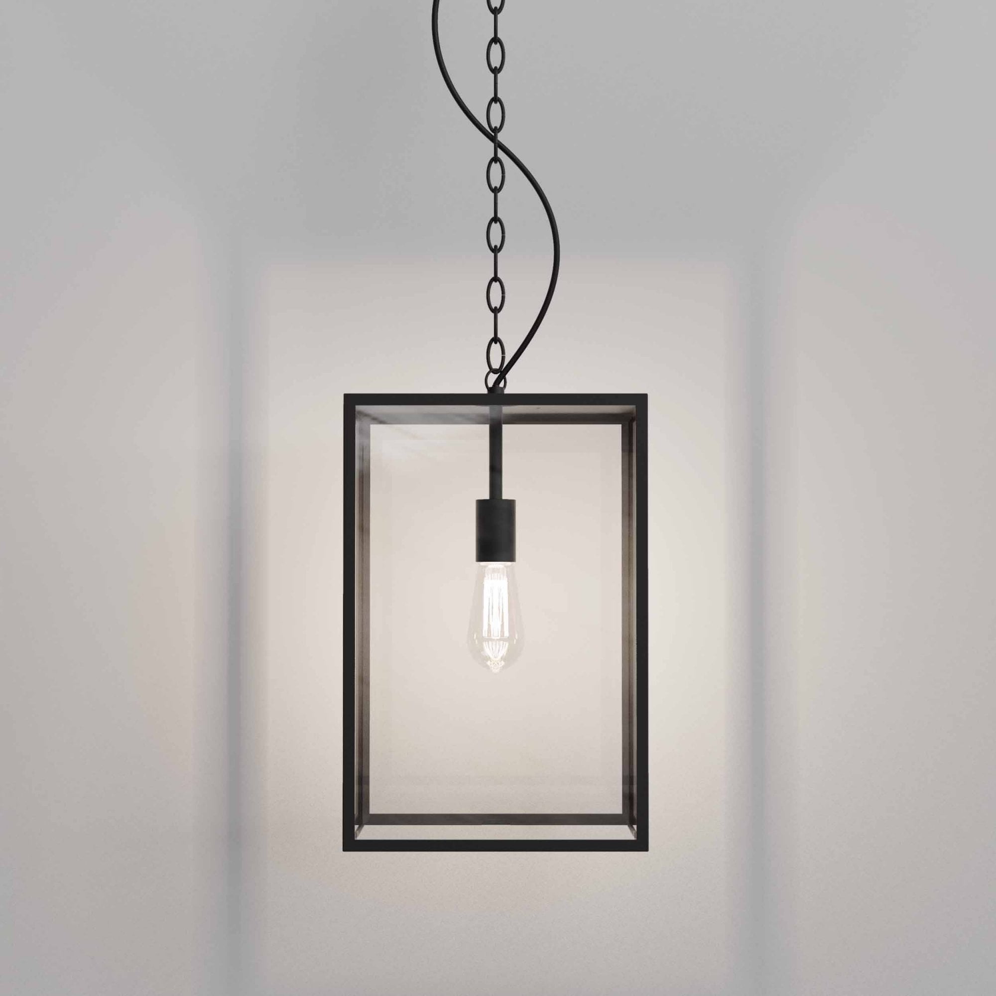 1095033 Homefield Pendant 450 Outdoor Pendant Light Textured Black