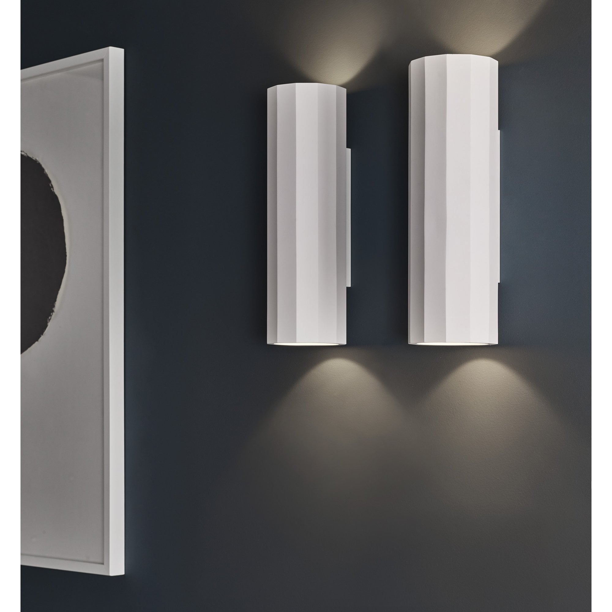 1414002 Shadow 300 Wall Light Plaster