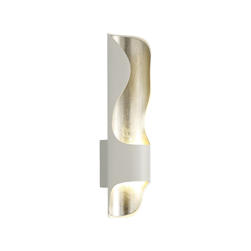 NL70379 Sirias Wall Lamp LED White/Silver Leaf