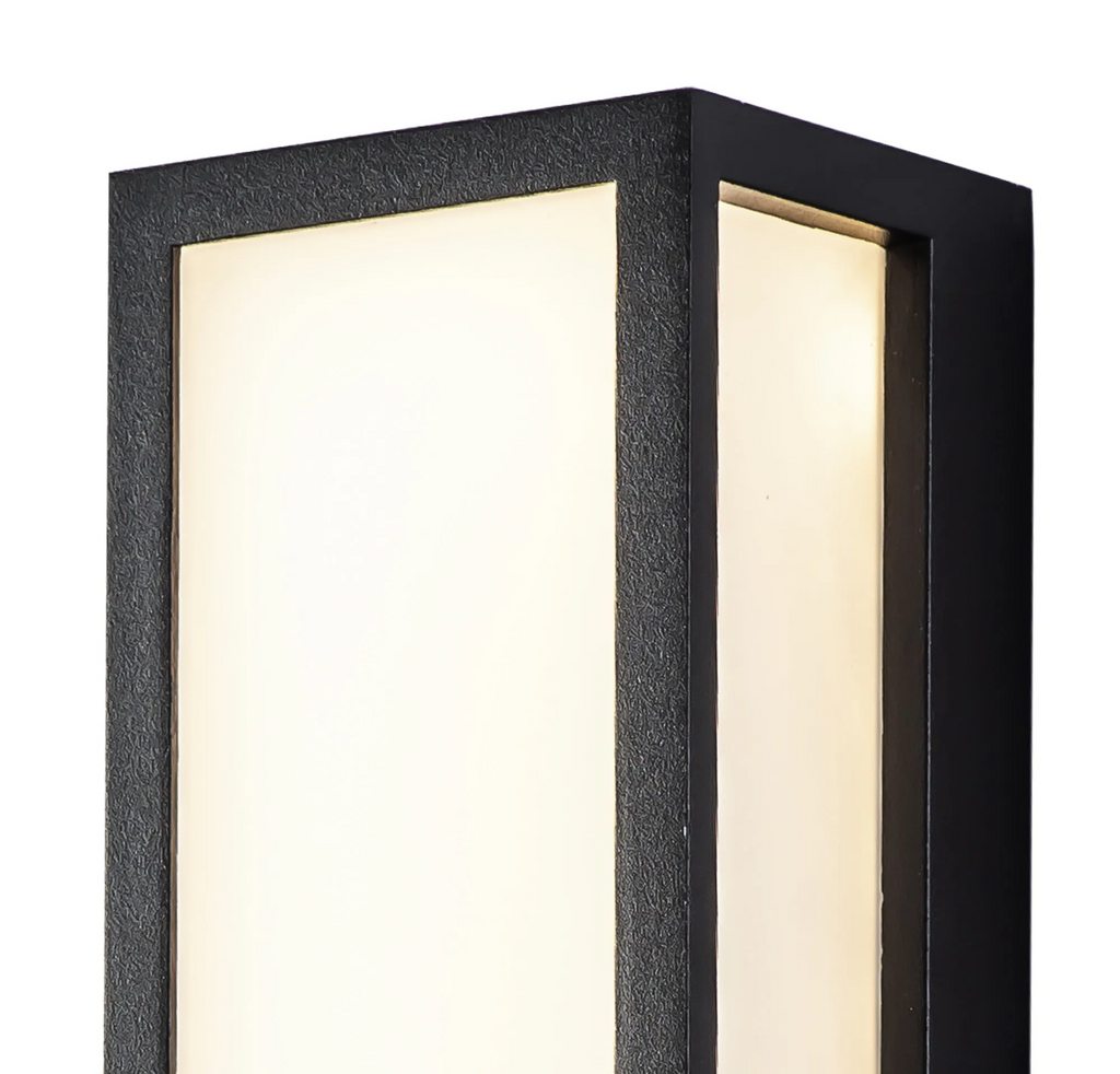 NL85749 Habana 1 LED Outdoor Wall Light Anthracite Frosted White