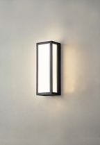 NL85749 Habana 1 LED Outdoor Wall Light Anthracite Frosted White