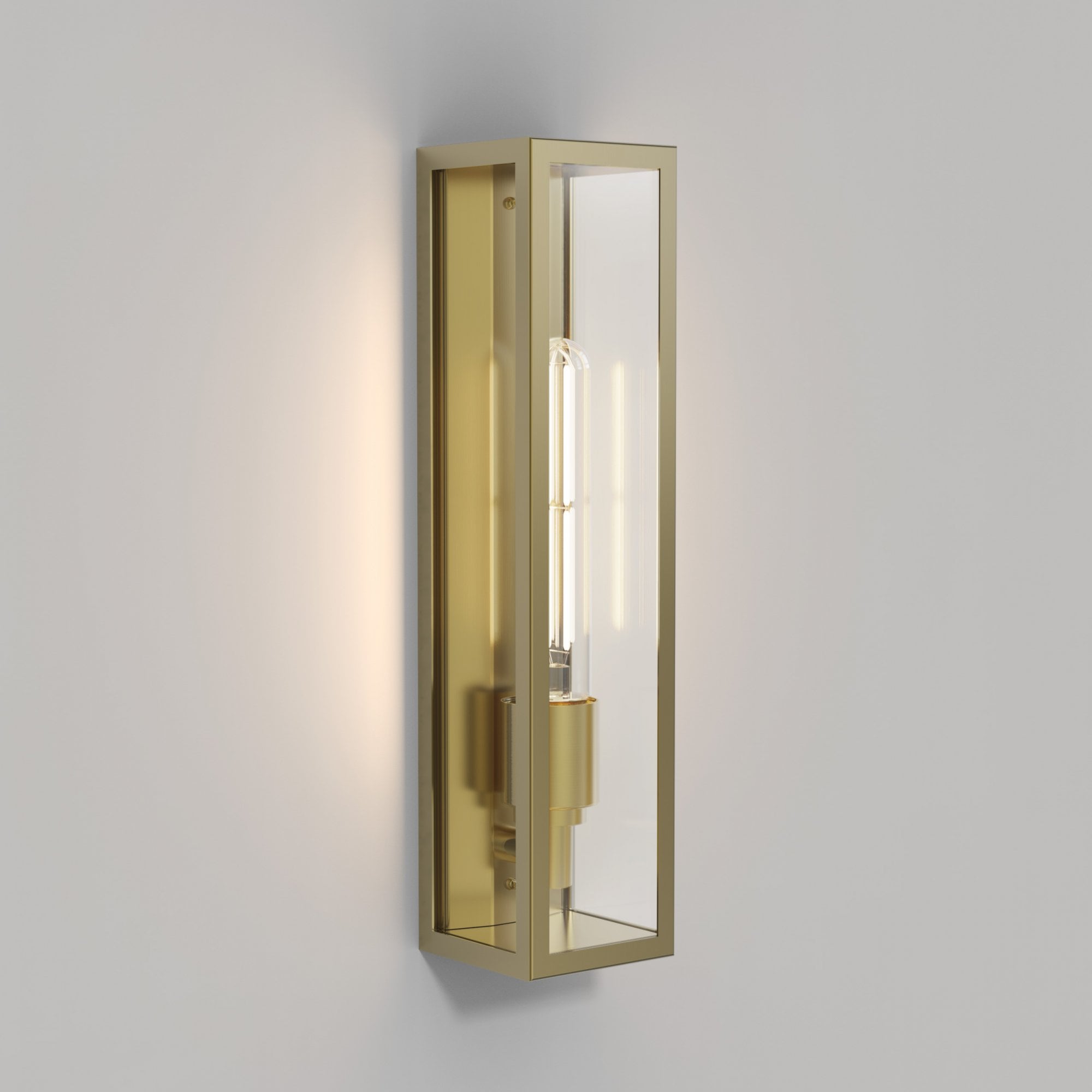 1402007 Harvard Wall Outdoor Wall Light Natural Brass