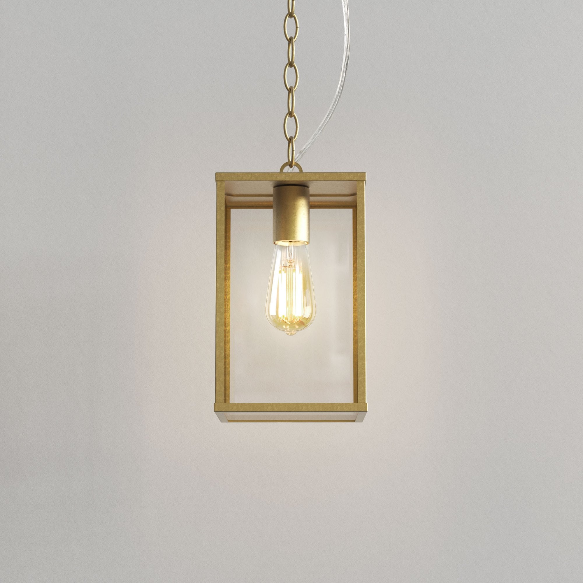 1095035 Homefield Pendant 240 Outdoor Pendant Light Natural Brass