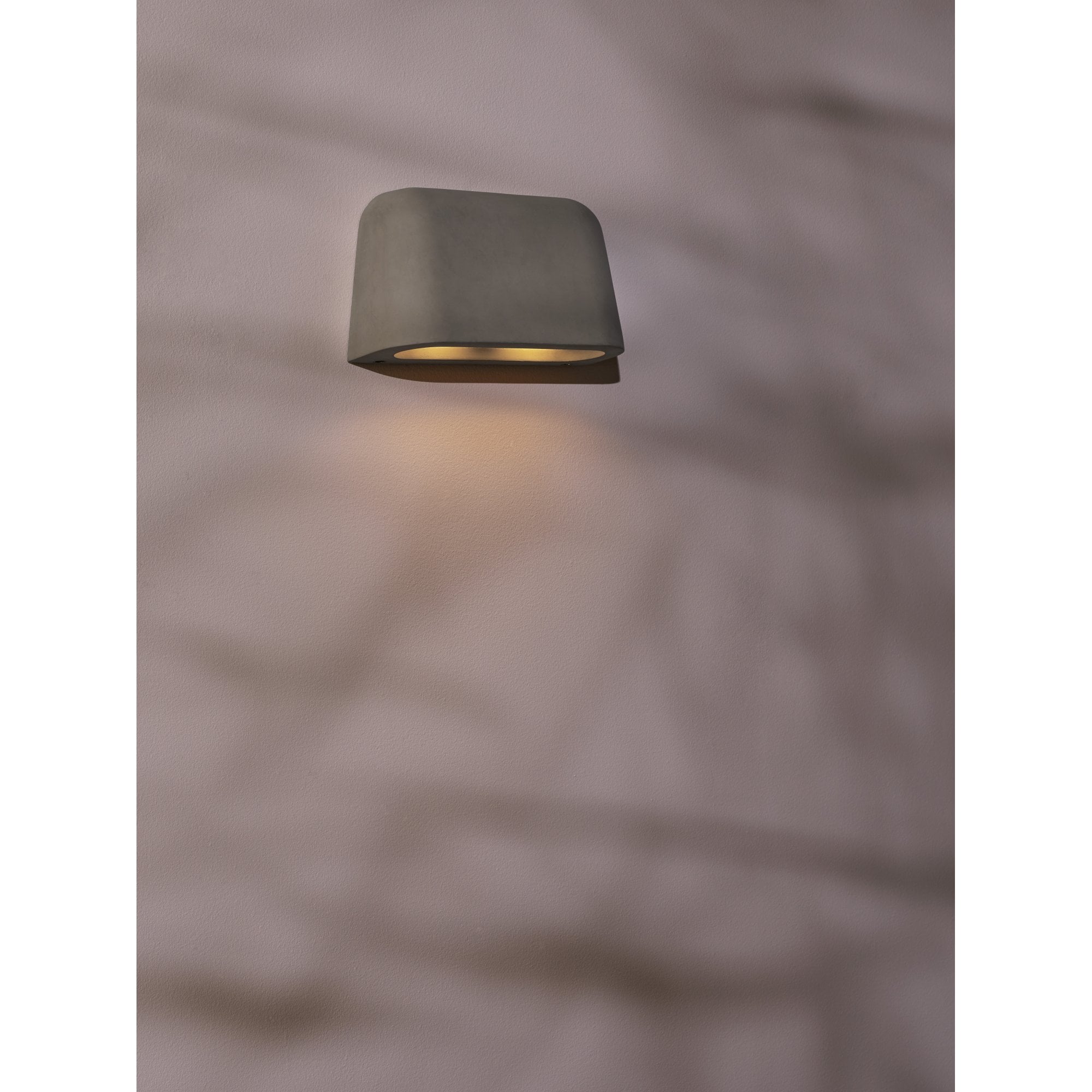 Mast Twin Outdoor Coastal Wall  Light Matt Concrete