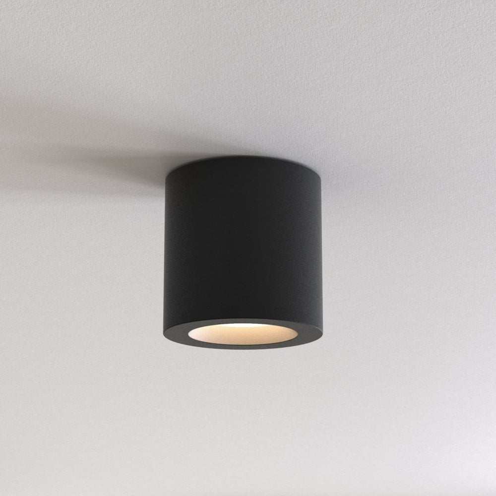 1326040 Kos II Outdoor Downlight/Recessed Spot Light Textured Black