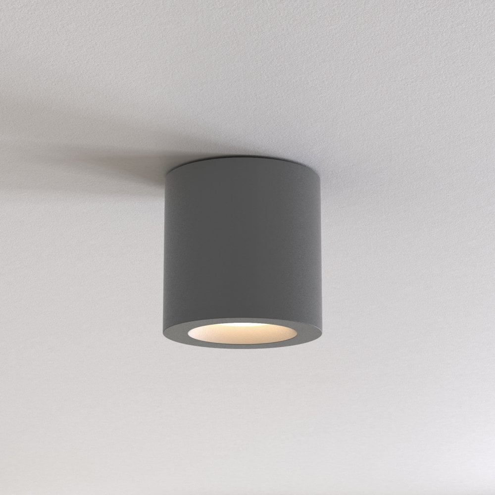 Kos II Outdoor Downlight/Recessed Spot  Light Textured Grey