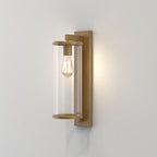 1413006 Pimlico 500 Outdoor Wall Light Antique Brass