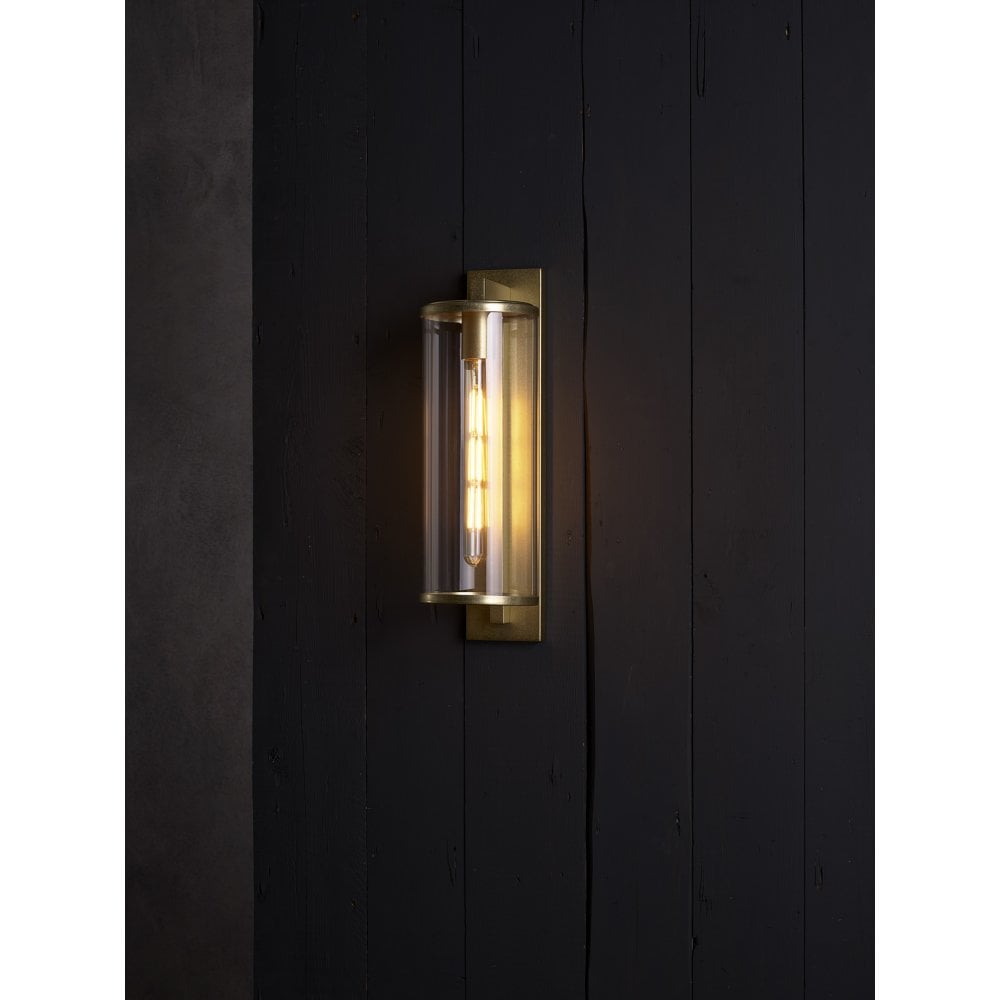 1413006 Pimlico 500 Outdoor Wall Light Antique Brass