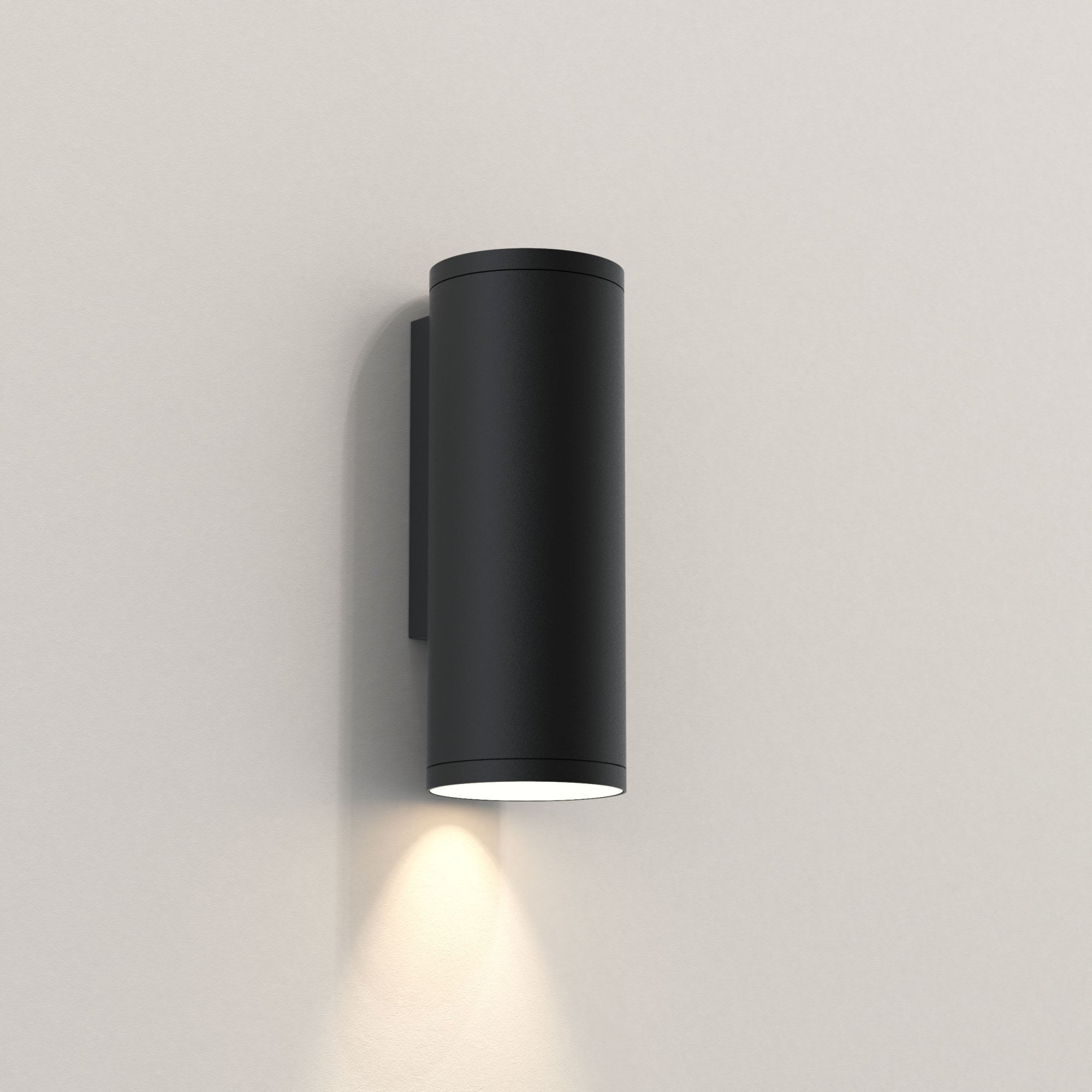 1428005 Ava 200 Outdoor Wall Light Textured Black