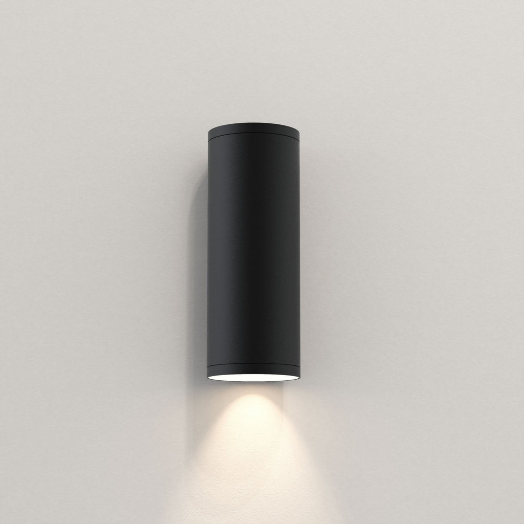 1428005 Ava 200 Outdoor Wall Light Textured Black