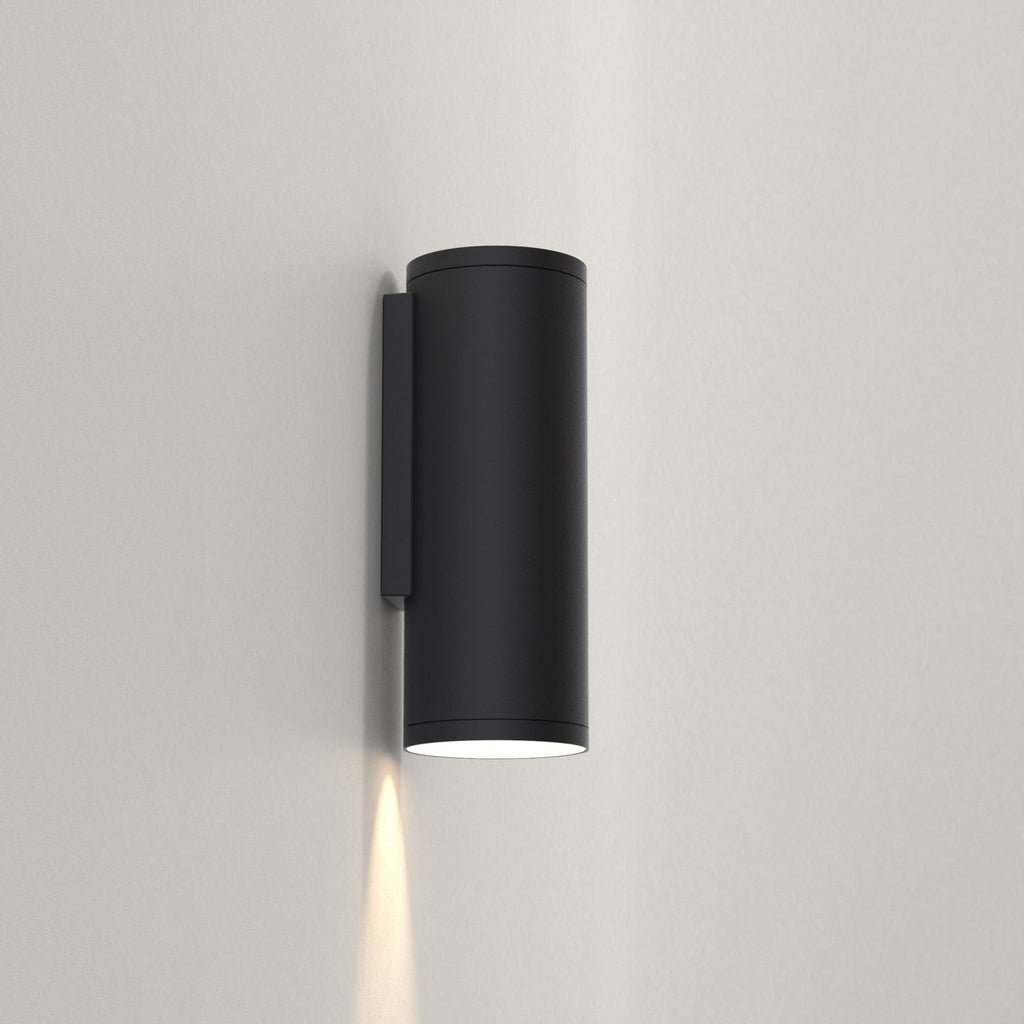1428005 Ava 200 Outdoor Wall Light Textured Black