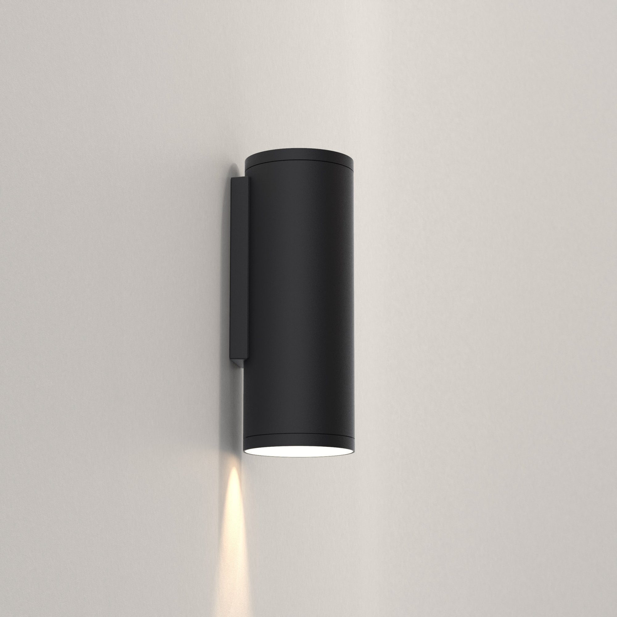 1428005 Ava 200 Outdoor Wall Light Textured Black